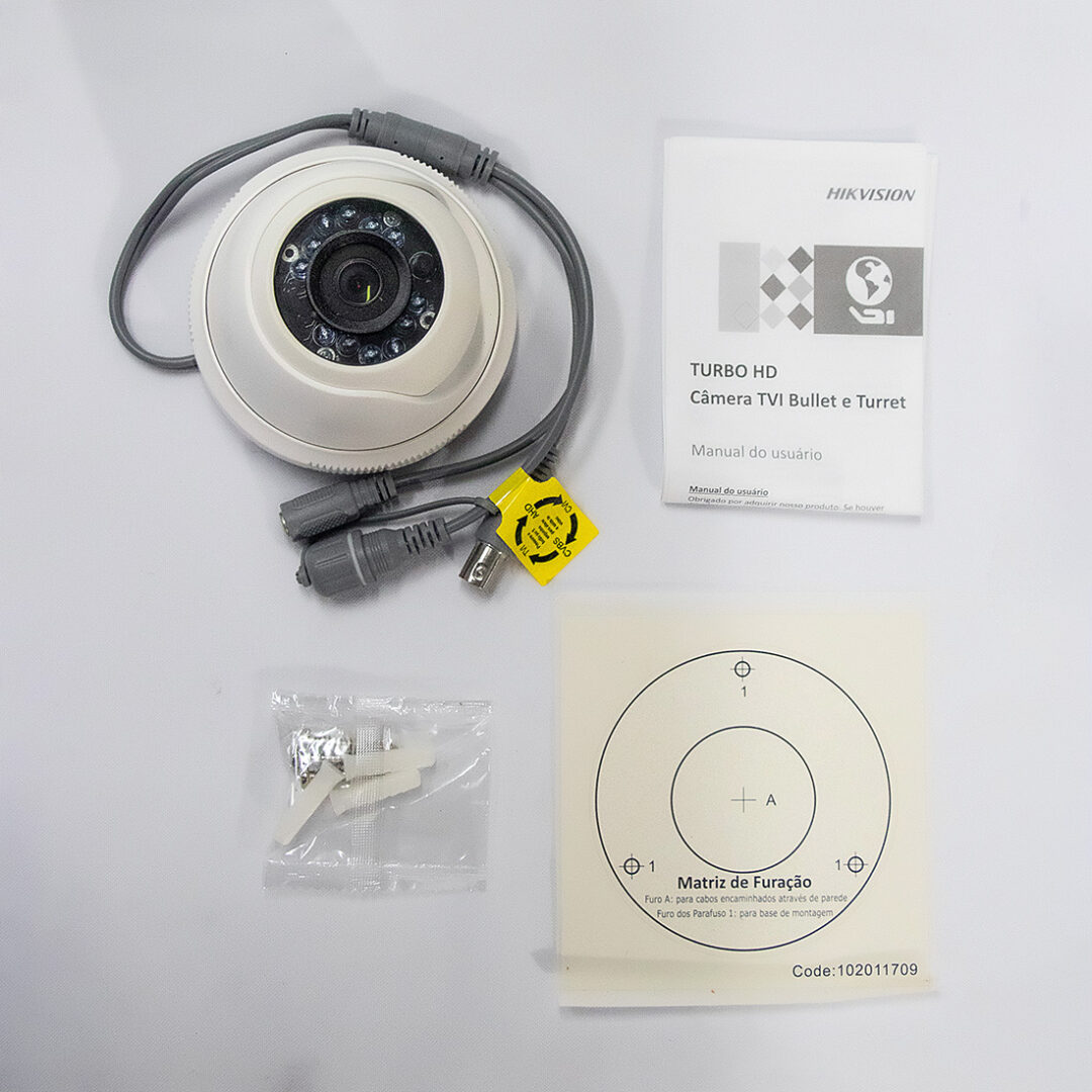 7211 - CAMERA DOME COLOR 720P HDTVI DS-2CE560T-IRP